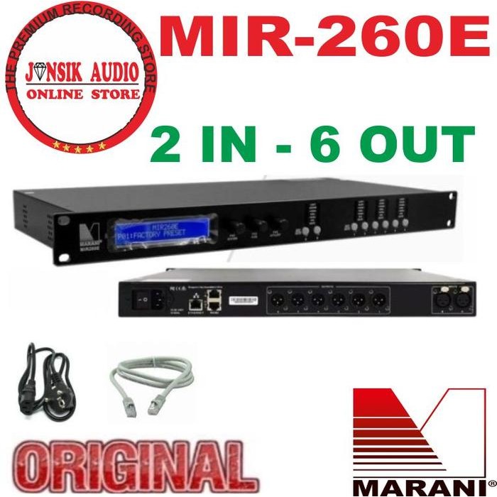 Dlms Marani R-260E 2-In 6-Out Speaker Management Dlms Marani R260E