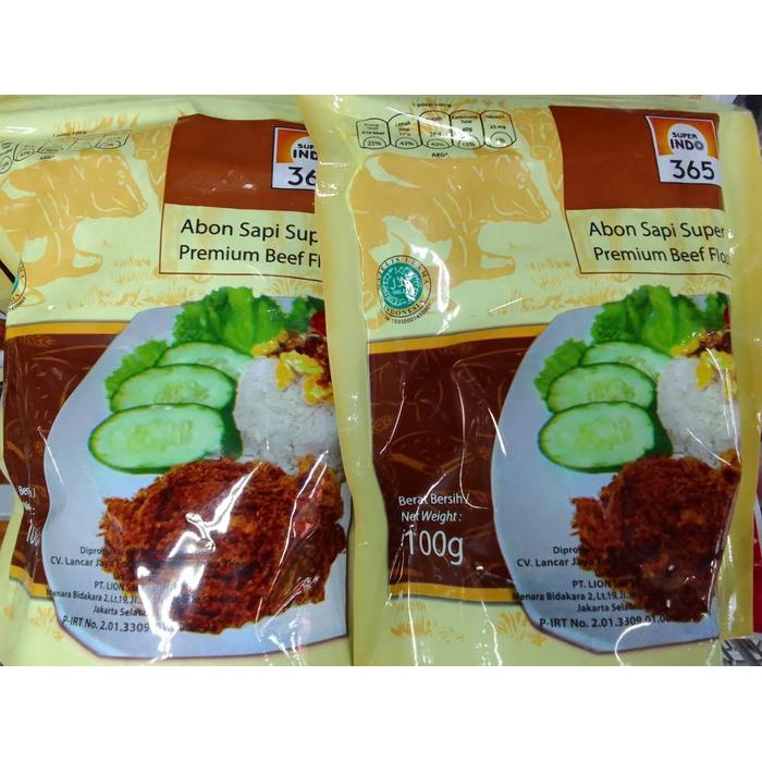 

BARANG TERLARIS Abon Sapi Super Premium Beef Floss 365 isi 100 Gram