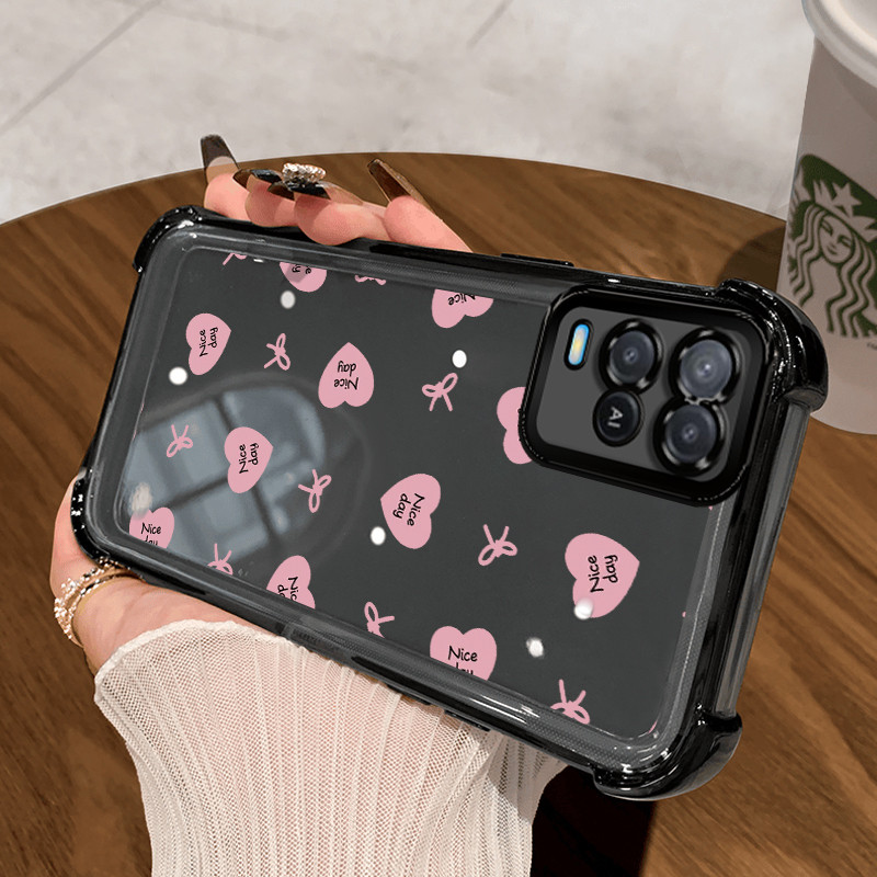 Casing Hp untuk OPPO A54 Case Kasing Glitter Perlindungan airbag Kesing Silikon Softcase Cesing