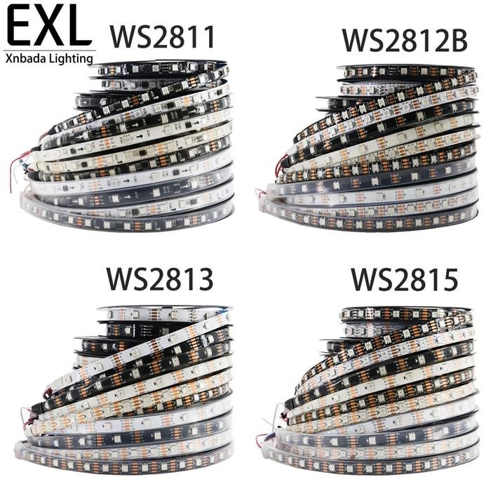 WS2811 WS2812B WS2813 WS2815 5050 RGBIC Smart LED Strip WS2812