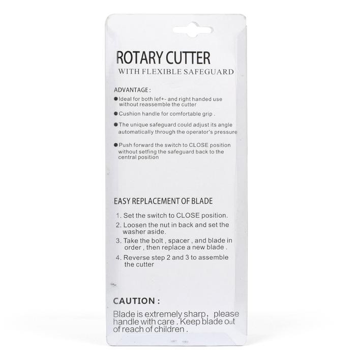 

Alat Potong Bahan Kain Rotary Cutter 450Mm Dafa Rc-16