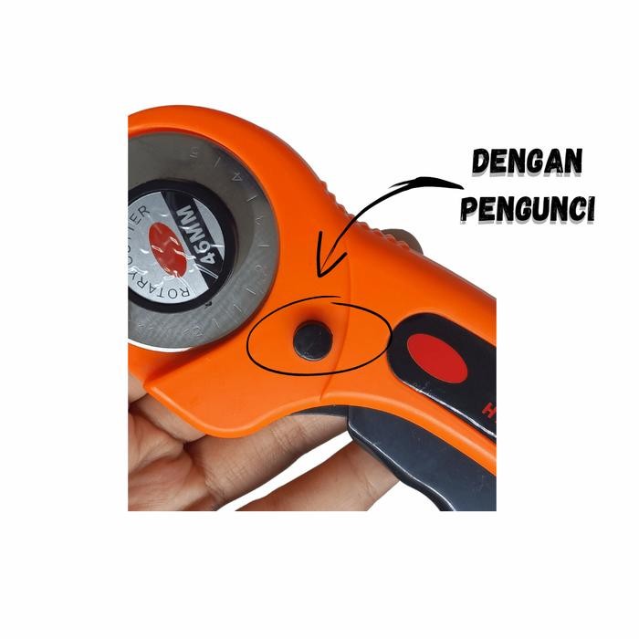 

Alat Potong Rotary Cutter Bahan Kain Kulit Leather Vinyl 45 Mm 45Mm