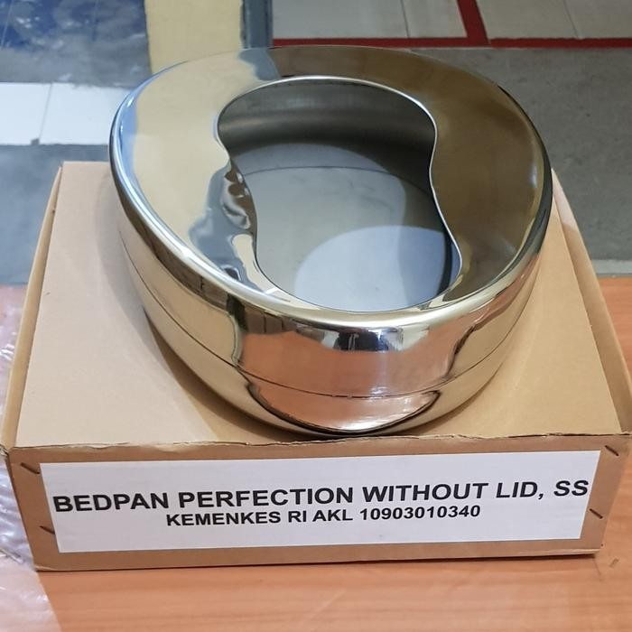 

Bedpan Steinless Tanpa Tutup / Bedpan Oval / Pispot Angka 8 Steinless