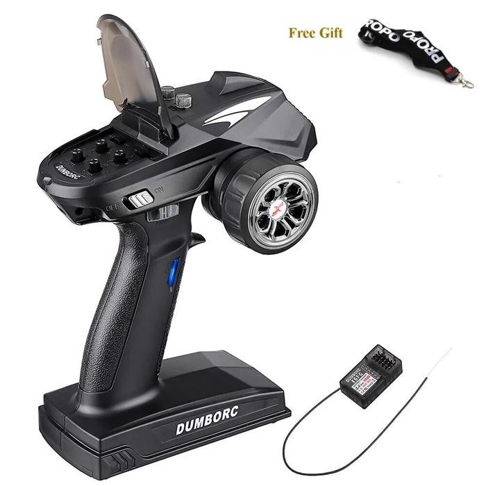 DumboRC X4 X6 X6P 2.4G 6CH Transmitter X6F / X6FG Gyro Receiver LED