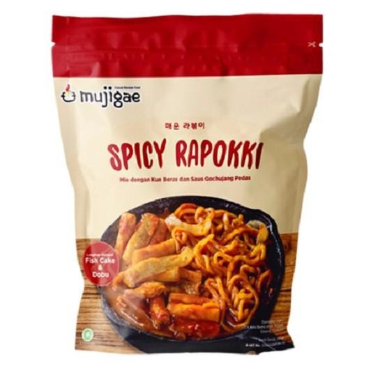 

Kombo Mujigae 2 - Spicy Rapokki 350 Gr + Oden Korean Fish Cake 120 Gr