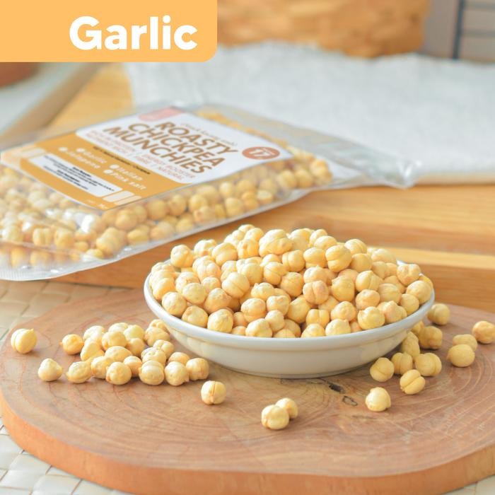 

Roasty Chickpea Munchies ( Snack Kacang Arab ) Cemilan Chickpeas Bawang Panggang Halal Pedas Peanut