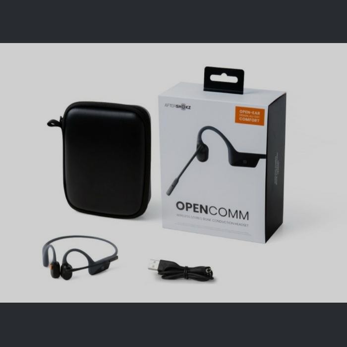 Aftershokz Opencomm Crophone Wireless Bone Conduction Headphone
