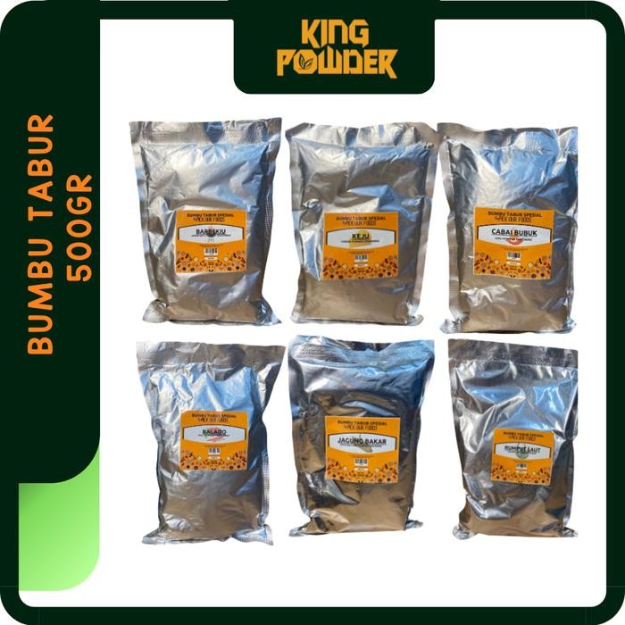 

Bubuk Tabur Pedas/seaweed/balado/bbq/jagung bakar/ Keju Bubuk 500 Gram New