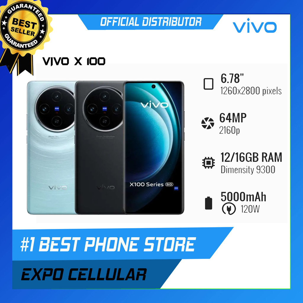 VIVO X100 5G - 12/256GB RAM - DIMENSITY 9300 - REPACK