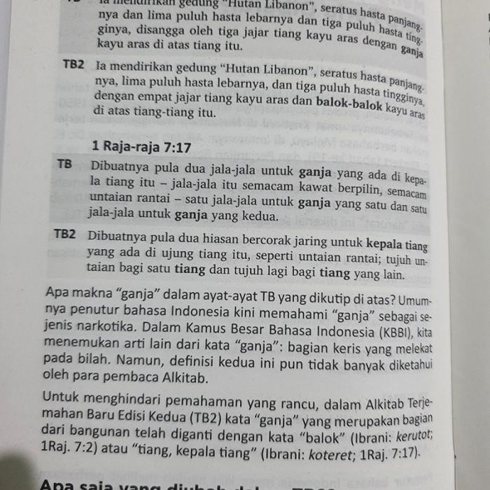 Alkitab Besar TB2 064 TI SL Tulisan Besar - Cover Resleting