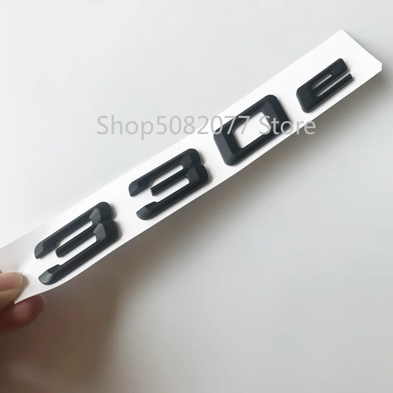 IMPORT Sharp Font Letters Numbers Car Emblem for 330e 350e 520i 525i 528i 530i 528Le 530Le Electric