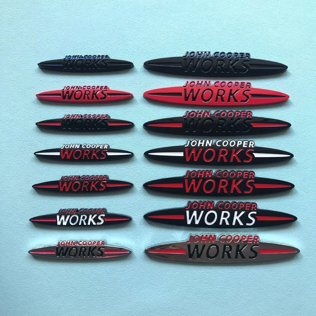 IMPORT Car Rear Badge Sticker Side Fender 3D Emblem Accessories for Mini Cooper John Cooper Works