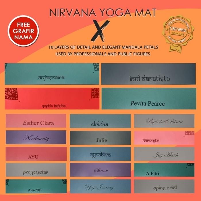 Nirvana Yoga Mat X yoga mat garansi anti slip original matras yoga