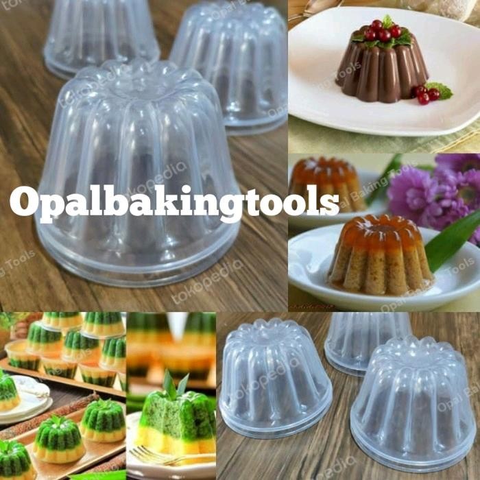 Cetakan Cup Puding Agar Jelly Gelombang Bunga Terbatas
