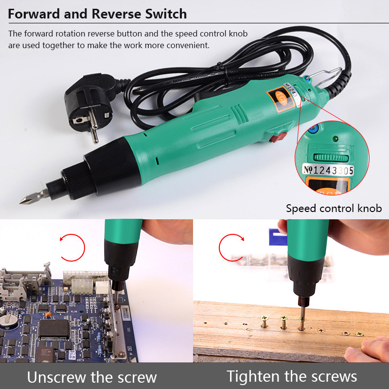 H6 Electric Screwdriver 6.35mm Precision Screwdriver Set Adjustable Speed Electric Screwdriver Bit