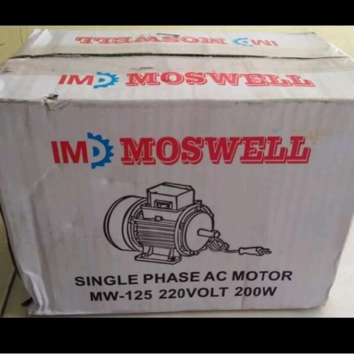 Dinamo motor parut kelapa 200-125 watt moswell