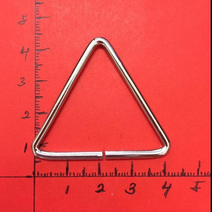 ring tas segitiga / ring segitiga besi ukuran 3.8cm