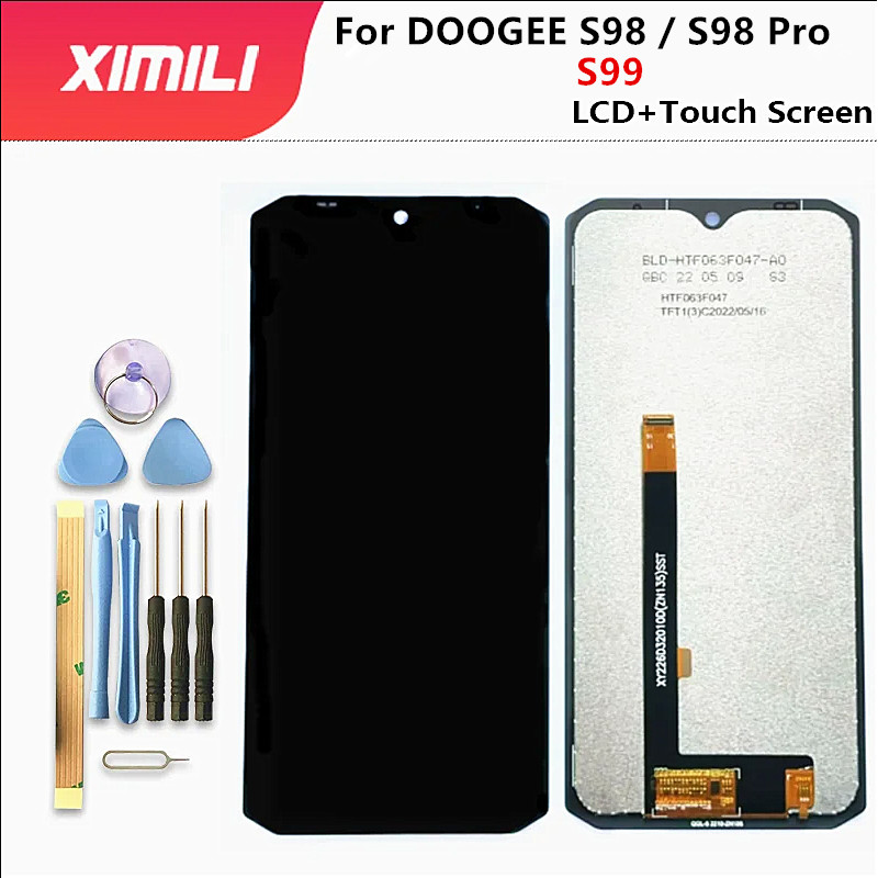Original 6.3" For DOOGEE S98 / S98 Pro LCD Display + Touch Screen Assembly Replacement Tested Well F