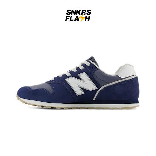 NEW BALANCE 373 V2 Navy Sepatu Sneakers Pria - ML373NV2 - Size 44.5