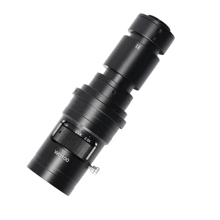 500X 200X Adjustable Magnification C-mount 0.7X-5X Continuously