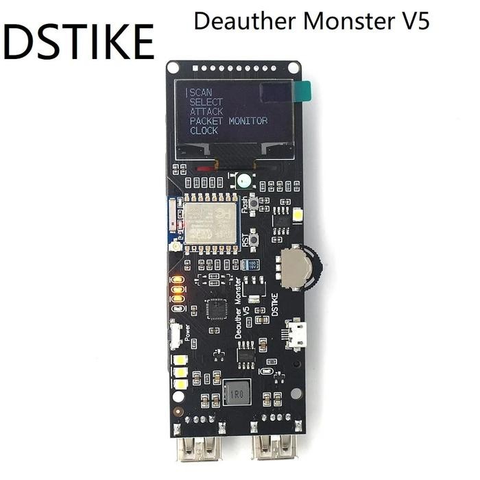 DSTIKE WiFi Deauther Monster V5 ESP8266 18650 Development board