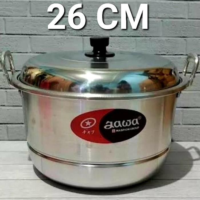 PREMIUM panci langseng kukusan dandang maspion jawa 26cm