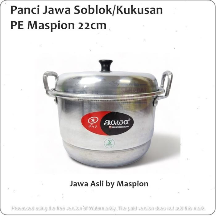 PREMIUM Panci Soblok/Kukusan/ Jawa PE 22 Maspion