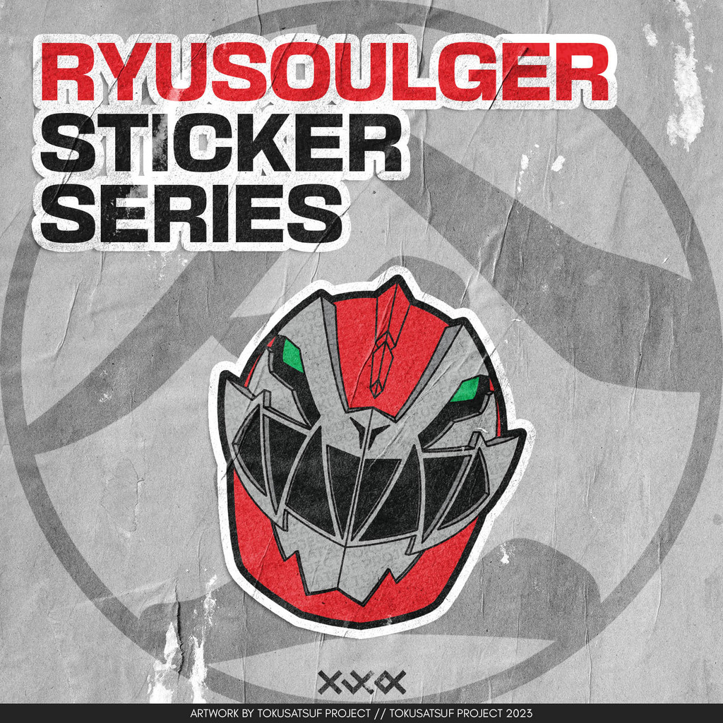 

Kishiryuu Sentai Ryusoulger Series Sticker Stiker
