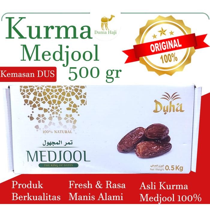 

New Kurma Medjool Dates California 500 gr / Natural Delight / Kurma JUMBO