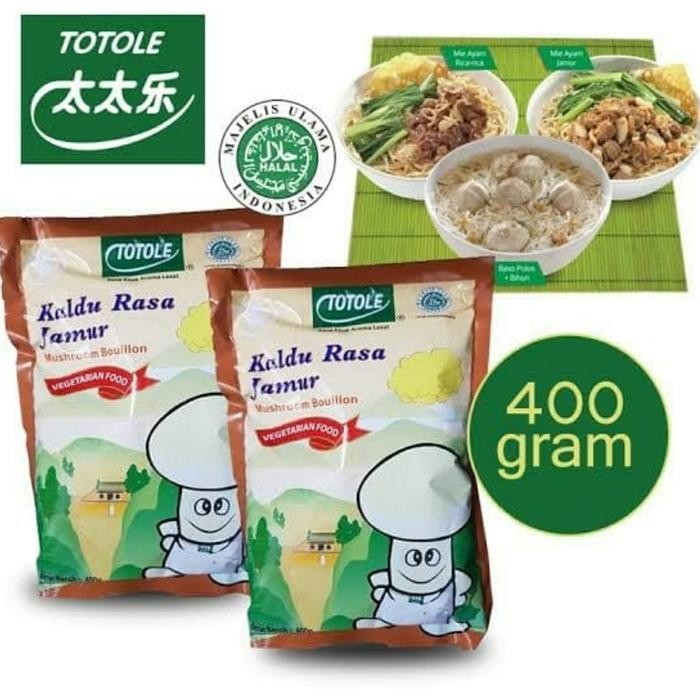 

New Totole Kaldu Jamur 400gr Penyedap Non MSG Murah READY Gosend