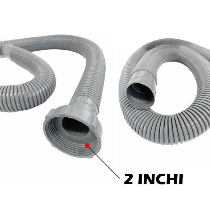 PREMIUM Selang Bak Cuci Piring Drat 2" Selang 1 1/2" 1 Meter Selang Afur