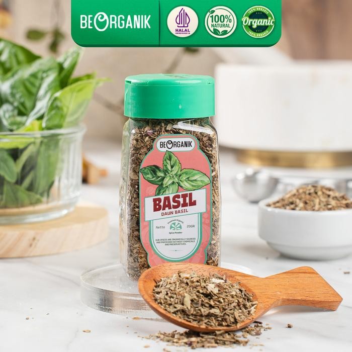 

PREMIUM Beorganik Dried Basil / Basil Kering Organik Premium