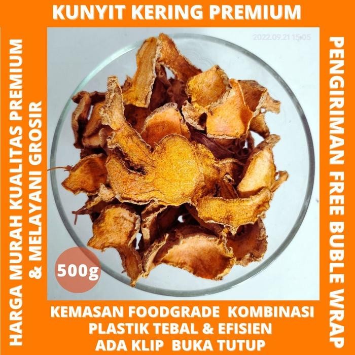 

PREMIUM kunyit kering rajang premium