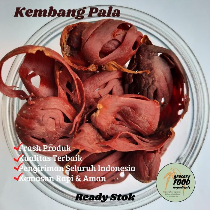 

PREMIUM Bunga Pala Kering / Mace / Kembang Pala - 100 gram
