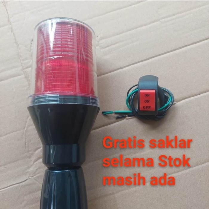 PREMIUM Strobo patwal motor model stik tiang