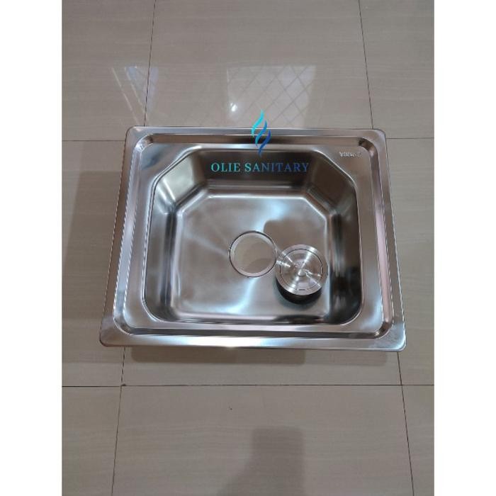 PREMIUM Bak Cuci Piring Todini Stainless Wastafel Afur 52cm x 43cm