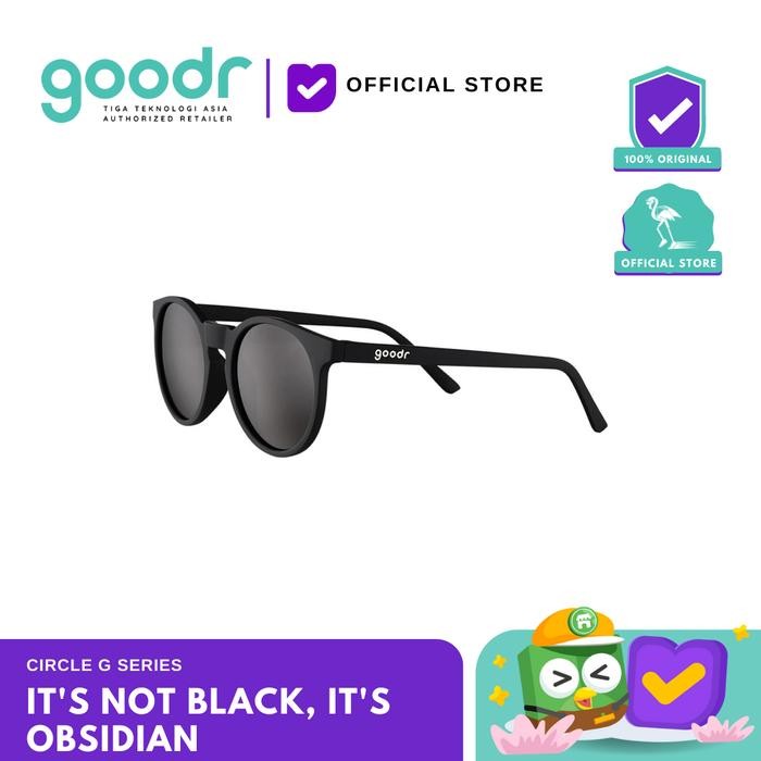 Goodr Kacamata Olahraga CG - It's Not Black, It's Obsidian