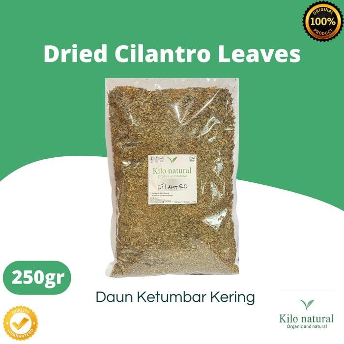 

PREMIUM 250gr Dried Cilantro Leaves / Daun Ketumbar Kering / Dry Corriander Leaves 250gram