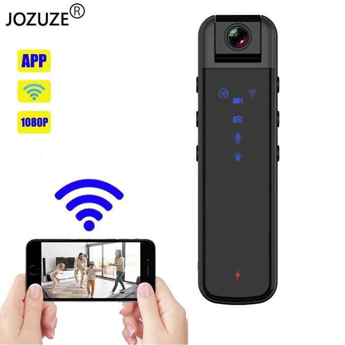 JOZUZE Wifi Mini Camera Portable Police Pocket Sport Digital Voice