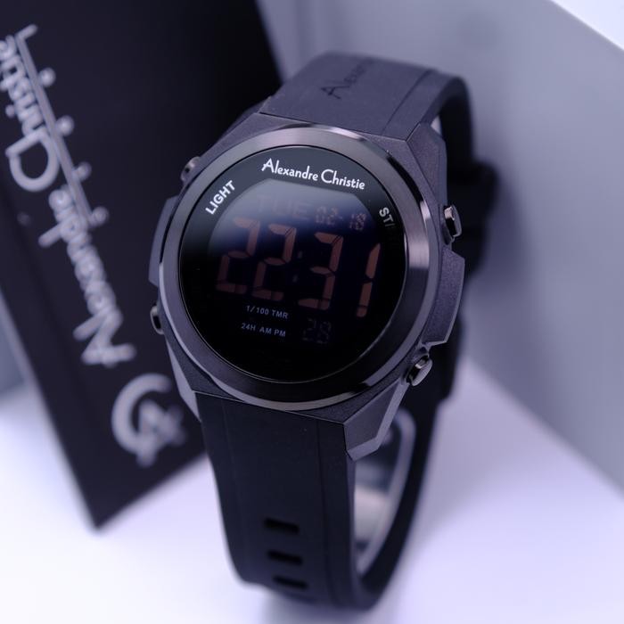 ALEXANDRE CHRISTIE AC 9342 FULL BLACK DIGITAL UNISEX. ORIGINAL