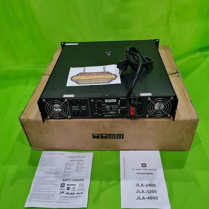 Power Jk Coustic Jla4000 Mkiii Power Amplifier Jla-4000