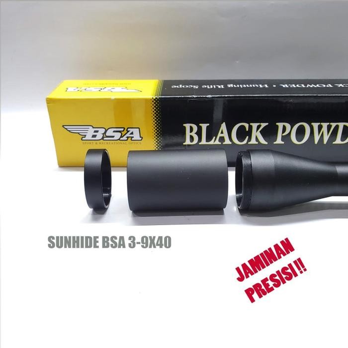 JUAL SUNHIDE BSA 3-9X40 EG SUNHIDE TELESKOP BSA 3-9X40 EG SAMBUNGAN TELE