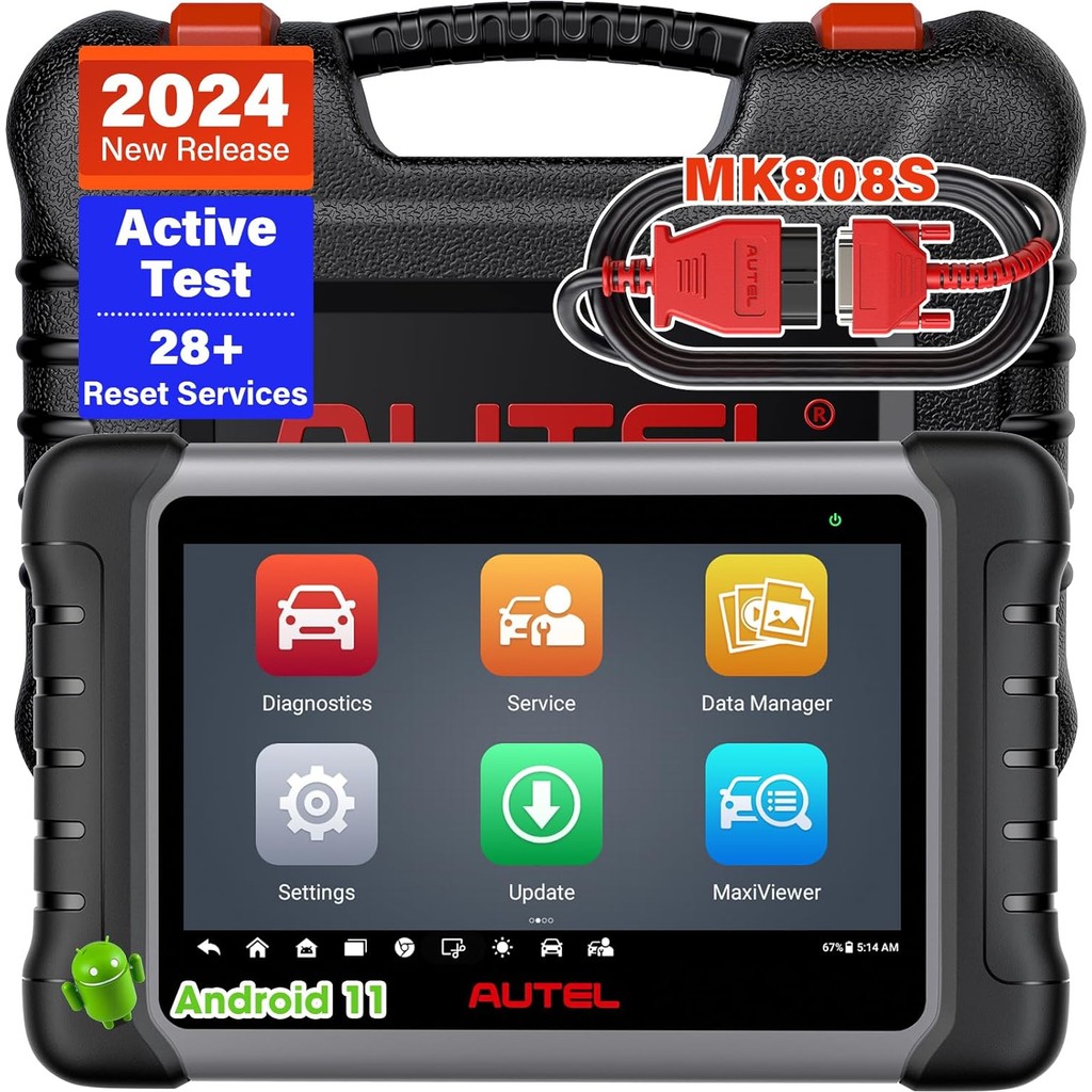 Autel MaxiCOM MK808S Diagnostic Tools OBDII OBD2 Scanner OE-level Automotive Scan Tool Bi-Directiona