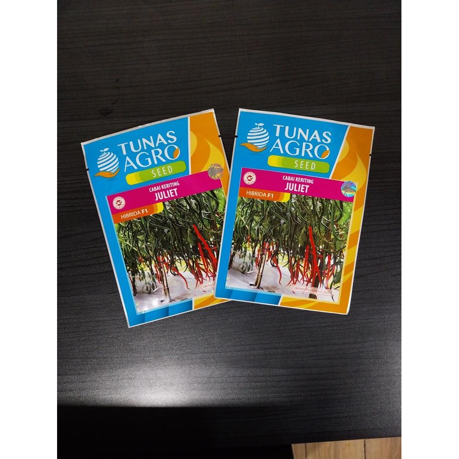 [Sp] Ori 10 Gram Biji Benih Cabai Keriting Juliet Tunas Agro F1 - Bibit Cabe Kriting Lombok Besar