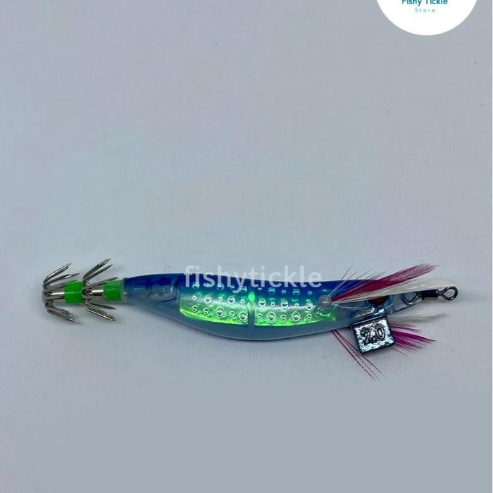 Umpan Pancing Cumi Model Udang Squid Jig 4 Inch Berat Timah 2.0 - Harga PER 5 PCS