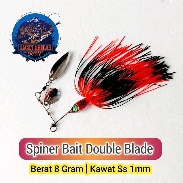 Spiner Bait Double Blade 8 Gram Lure Umpan Casting Gabus