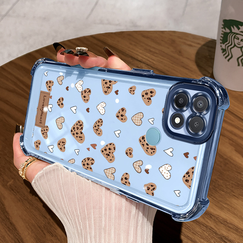 Casing Hp untuk OPPO A15 A15s A35 4G Case Casing Kesing ceri macan tutul Softcase pelindung silikon 