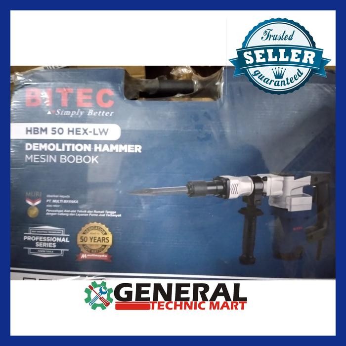 Mesin Bobok Beton Bitec Hbm 50 Hex Demolition Hammer Hbm50Hex