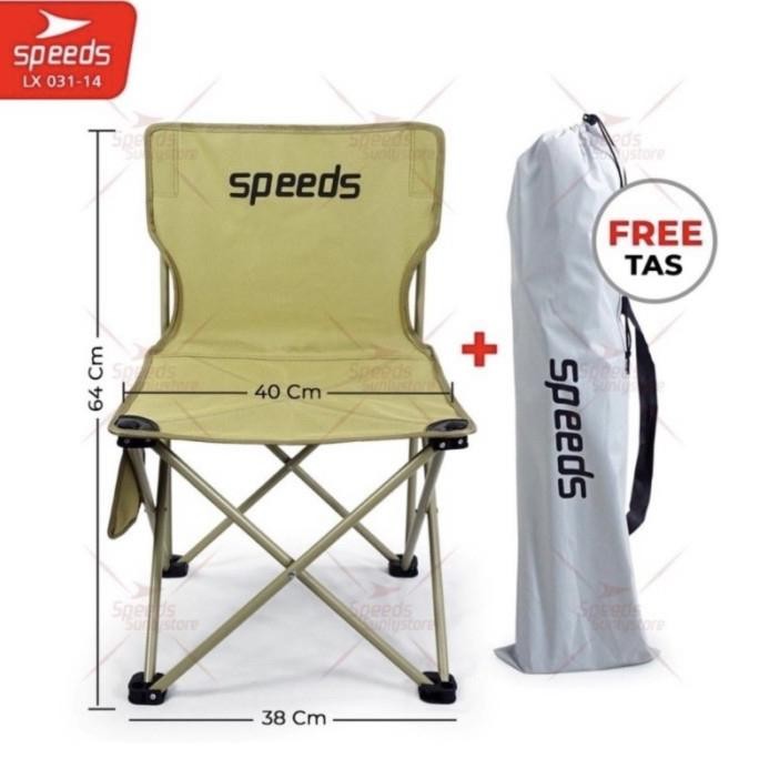 Kursi Lipat Outdoor Portable Kursi camping Bangku Gunung Speed (XL)