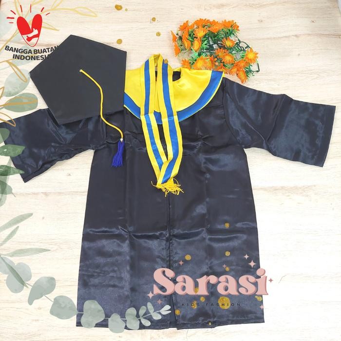 Toga wisuda anak jubah wisuda anak tk sd laki perempuan kostum wisuda